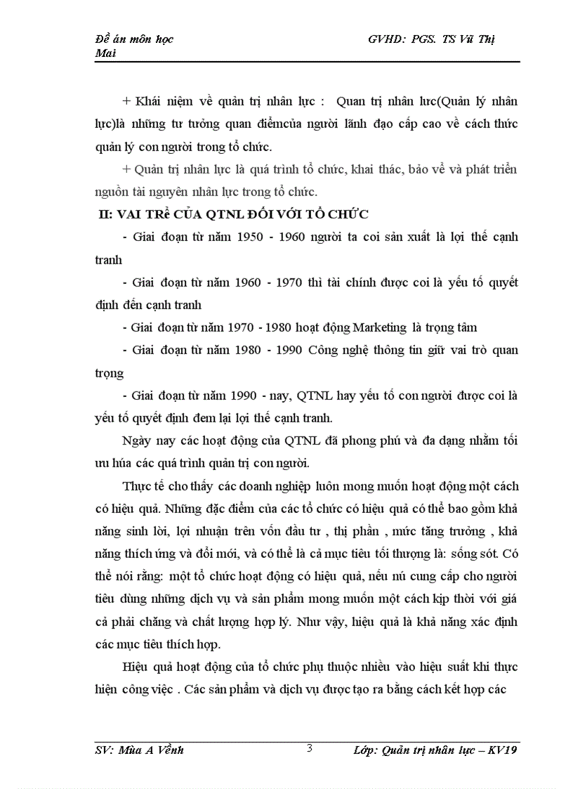 image for page Vai trò của quản trị nhân lực trong tổ chức ngày nay