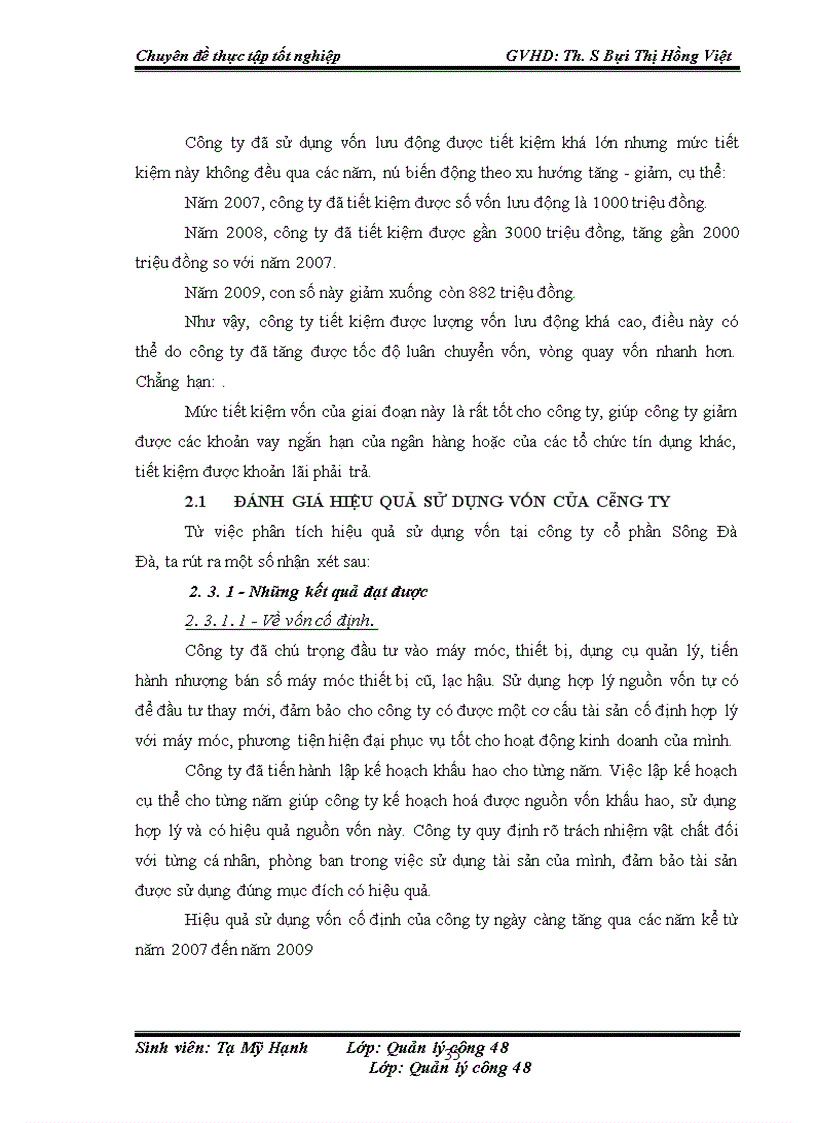 image for page Nâng cao hiệu quả sử dụng vốn của công ty cổ phần Sông Đà 1