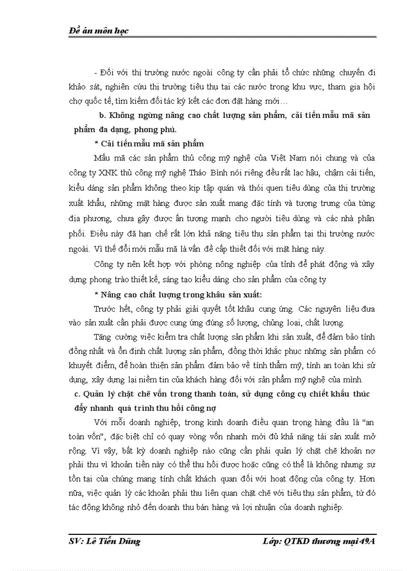 image for page Công tác tiêu thụ sản phẩm và thực hiện doanh thu bán hàng của công ty Cp XNK thủ công mỹ nghệ Thái Bình trong mấy năm gần đây