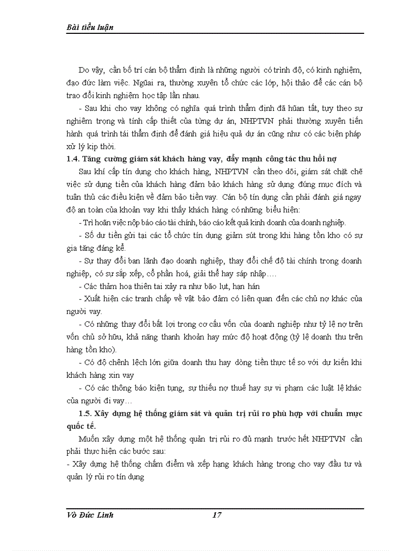 image for page Nâng cao chất lượng tín dụng đầu tư tại NHPTVN