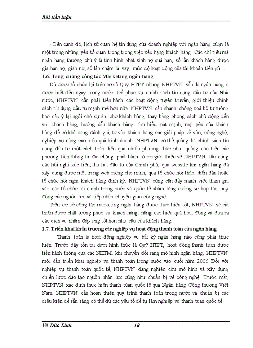 image for page Nâng cao chất lượng tín dụng đầu tư tại NHPTVN