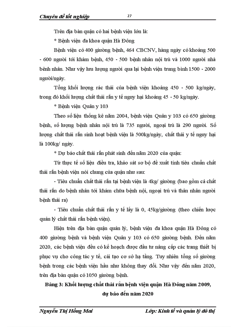 image for page Đánh giá công tác quản lý chất thải rắn quận Hà Đông – TP. Hà Nội