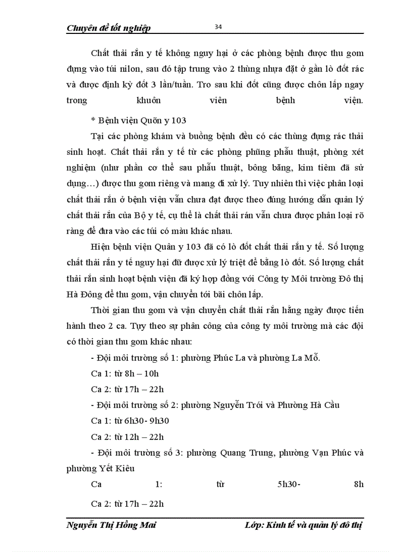 image for page Đánh giá công tác quản lý chất thải rắn quận Hà Đông – TP. Hà Nội