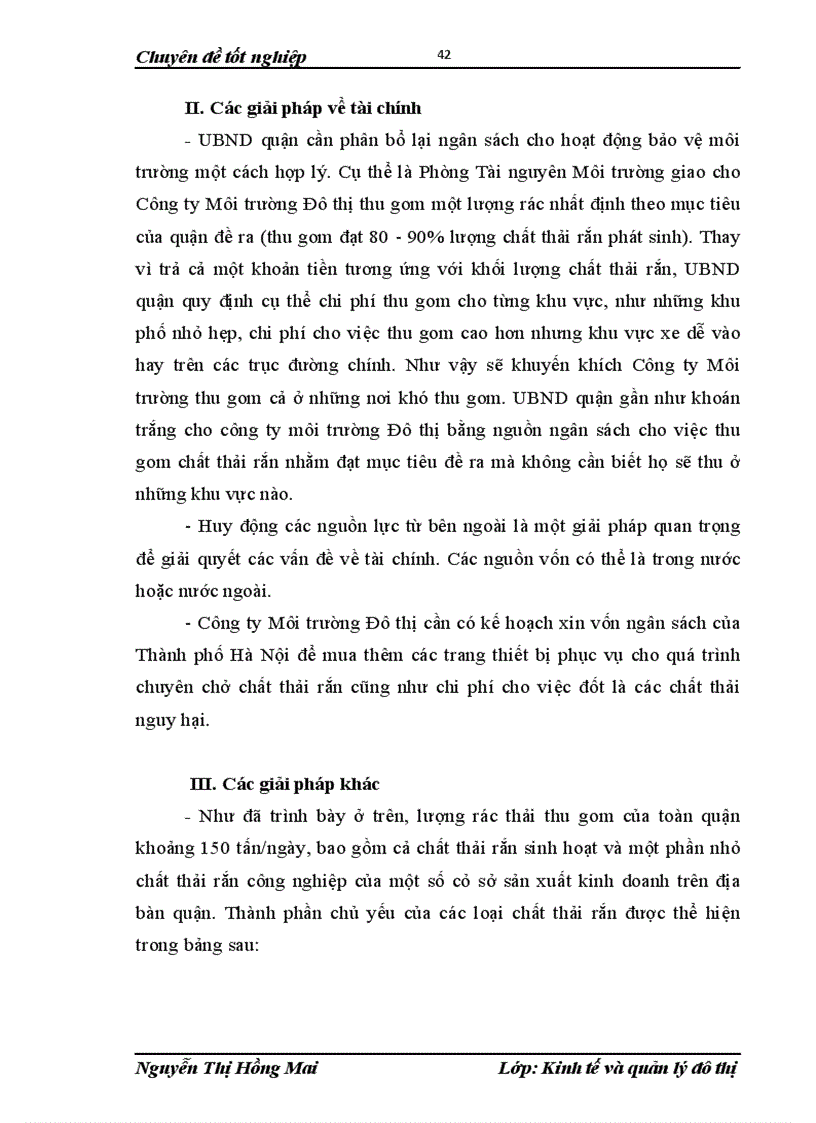 image for page Đánh giá công tác quản lý chất thải rắn quận Hà Đông – TP. Hà Nội