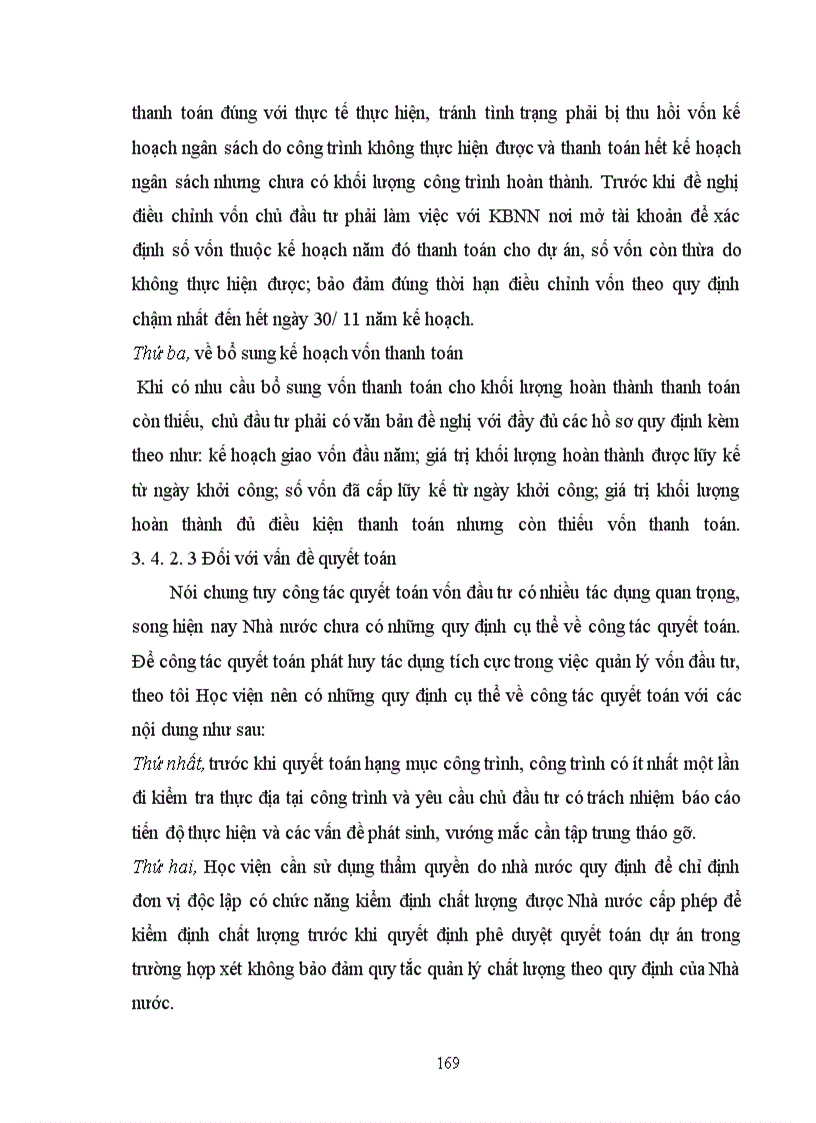 image for page Hoàn thiện quản lý tài chính đối với các dự án đầu tư bằng vốn ngân sách Nhà nước tại Học viện Chính trị Hành chính quốc gia Hồ Chí Minh
