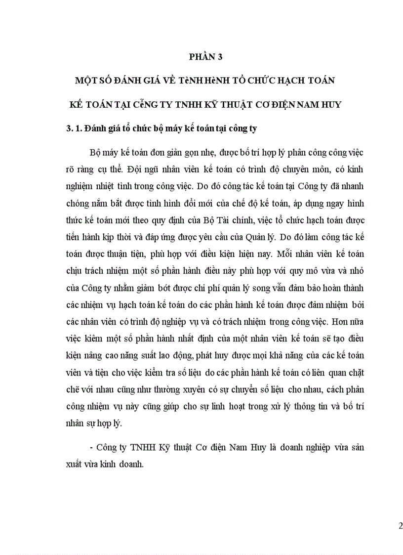 image for page Báo cáo thực tập tại Công ty TNHH kỹ thuật và điện cơ Nam Huy