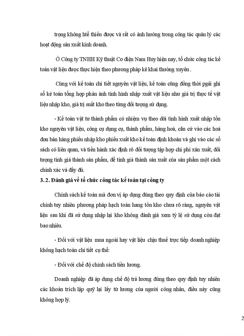 image for page Báo cáo thực tập tại Công ty TNHH kỹ thuật và điện cơ Nam Huy