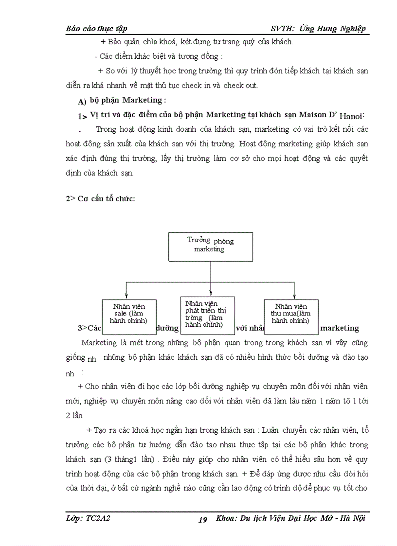 image for page Báo cáo thực tập tại khách sạn Maison D’Hanoi Hanova