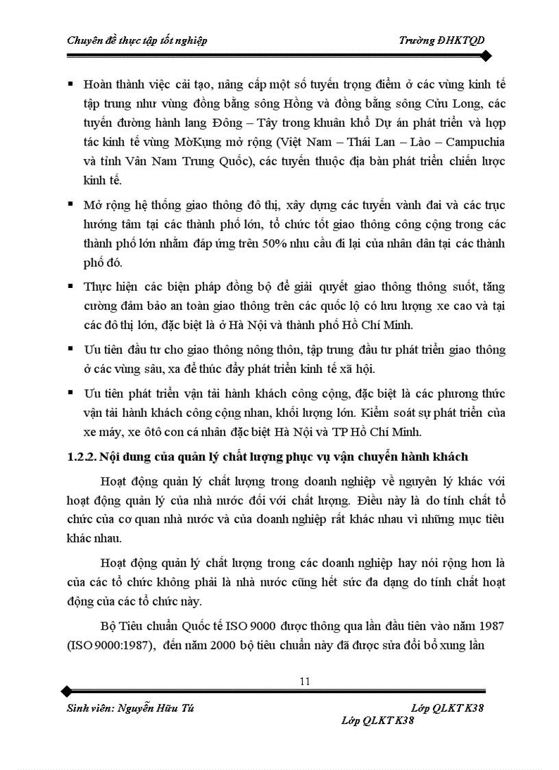 image for page Nâng cao công tác quản lý chất lượng và dịch vụ vận chuyển hành khách của công ty cổ phần Hoàng Hà tại Thành phố Thái Bình
