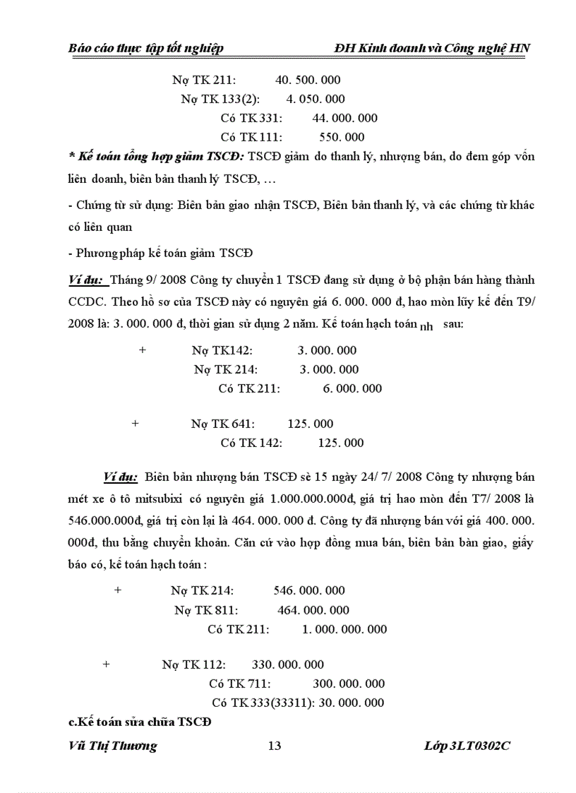 image for page Báo cáo thực tập tại công ty cổ phần ô tô TMT