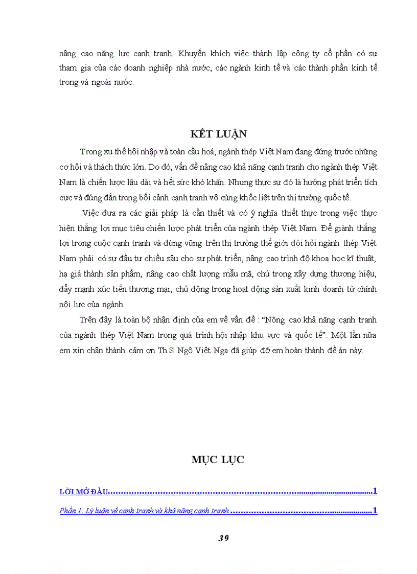 image for page Nâng cao khả năng cạnh tranh của ngành thép Việt Nam trong quá trình hội nhập khu vực và quốc tế