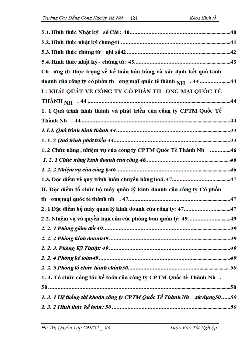 image for page Tổ chức công tác kế toán bán hàng và xác định kết quả kinh doanh bán hàng tại công ty CPTM Quốc Tế Thành Như