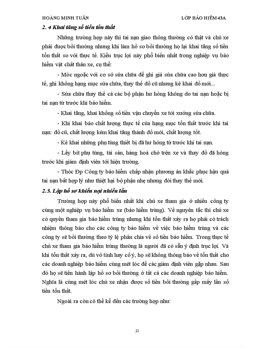 image for page Một số biện pháp chống trục lợi bảo hiểm trong lĩnh vực bảo hiểm vật chất xe cơ giới hiện nay ở công ty bảo hiểm PJICO