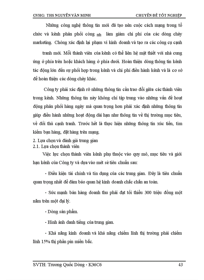 image for page Tổ chức kênh phân phối sản phẩm pin HIWATT tại Công ty TNHH Thương mại dịch vụ Thăng Long Mới