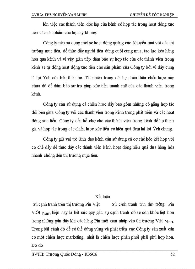 image for page Tổ chức kênh phân phối sản phẩm pin HIWATT tại Công ty TNHH Thương mại dịch vụ Thăng Long Mới