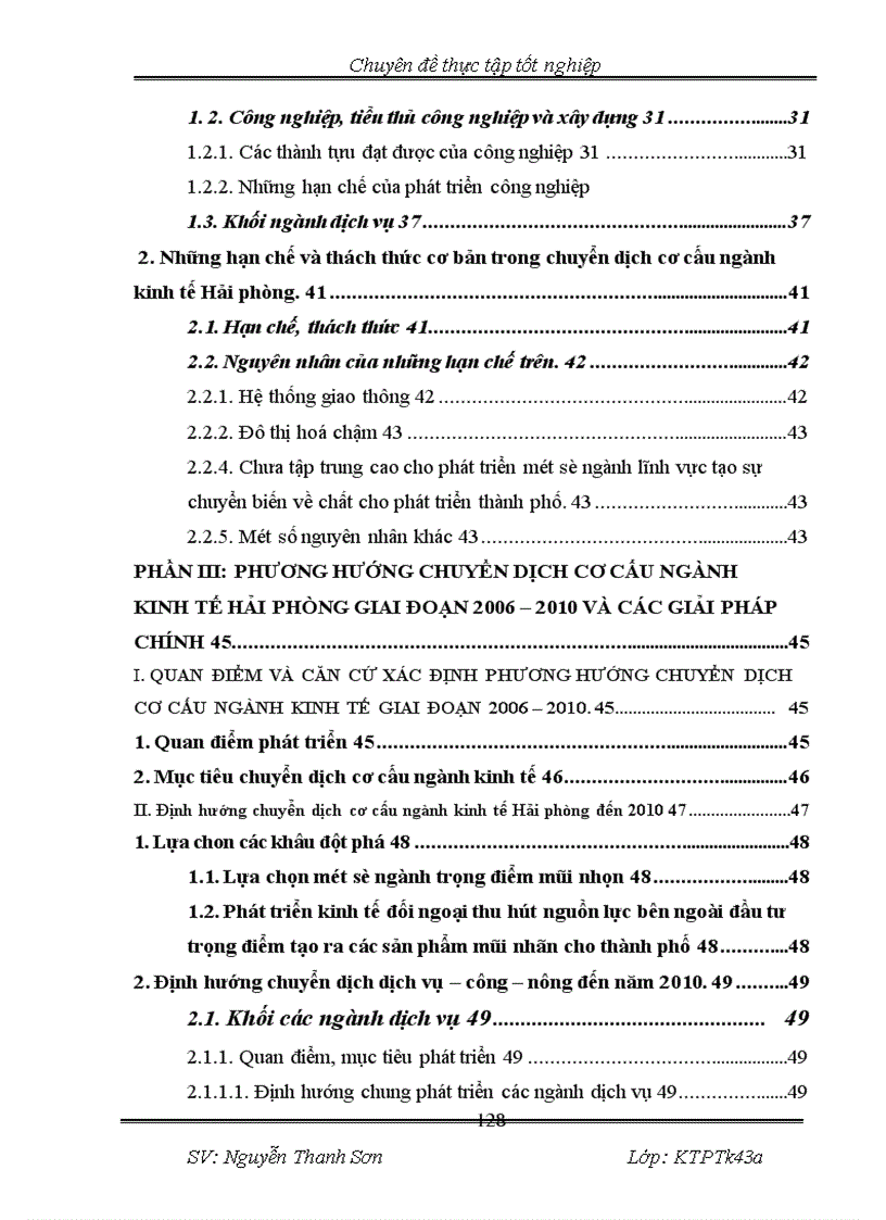 image for page Phương hướng, giải pháp thực hiện chuyển dịch cơ cấu ngành kinh tế thành phố Hải Phòng đến năm 2010