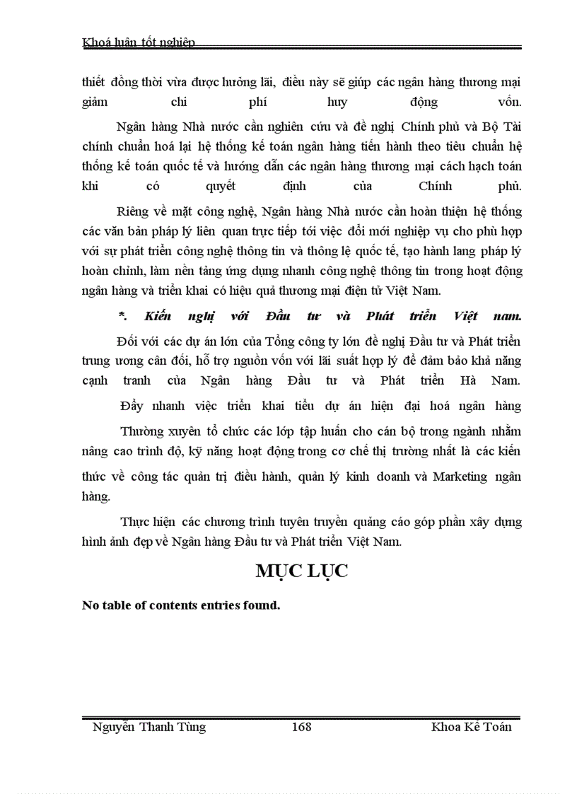 image for page Một số giải pháp nhằm tăng thu nhập, giảm chi phí và nâng cao hiệu quả kinh doanh tại Ngân hàng Đầu tư và Phát triển Hà Nam