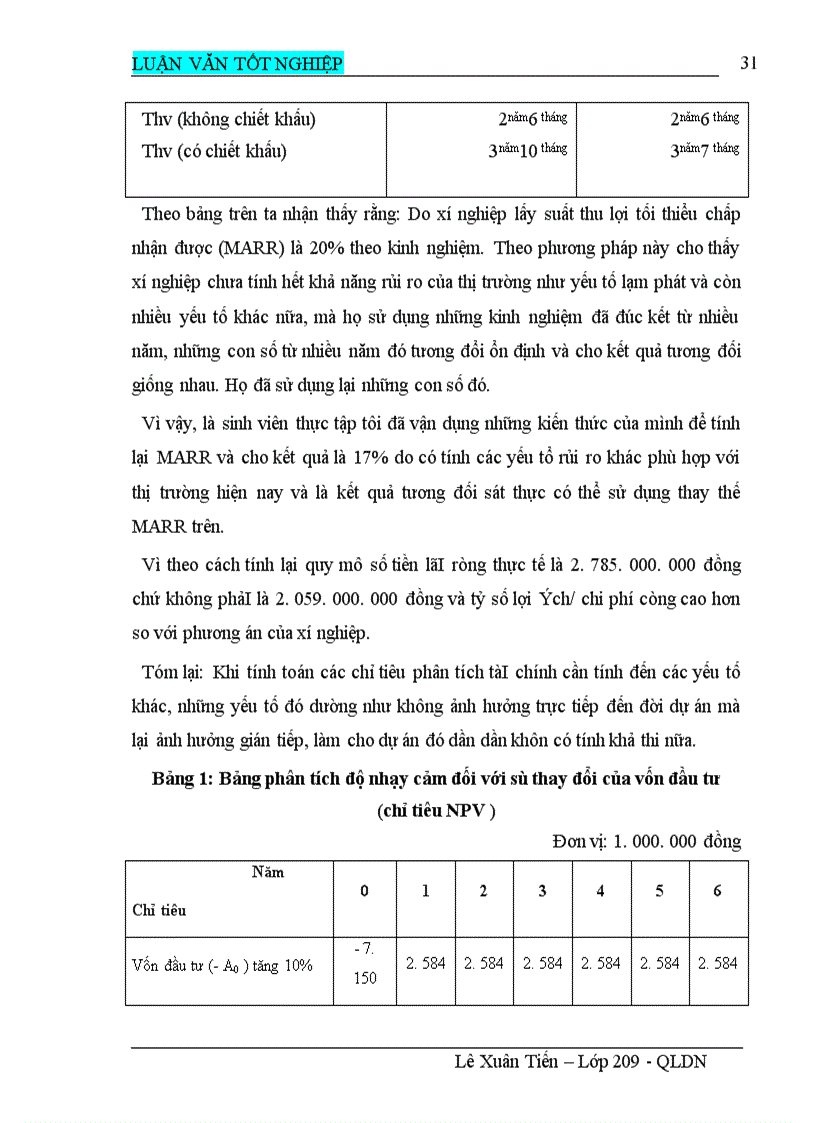 image for page Phân tích tài chính dự án đầu tư xây dựng xưởng sản xuất giấy vệ sinh& Đồ dùng cho trẻ em