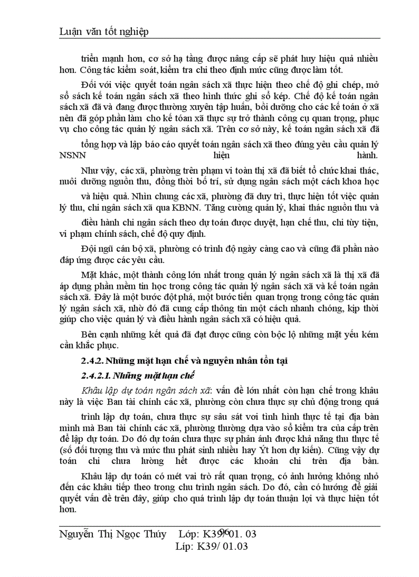 image for page Một số giải pháp nhằm tăng cường công tác quản lý ngân sách xã trên địa bàn thị xã Hà Đông, tỉnh Hà Tây .