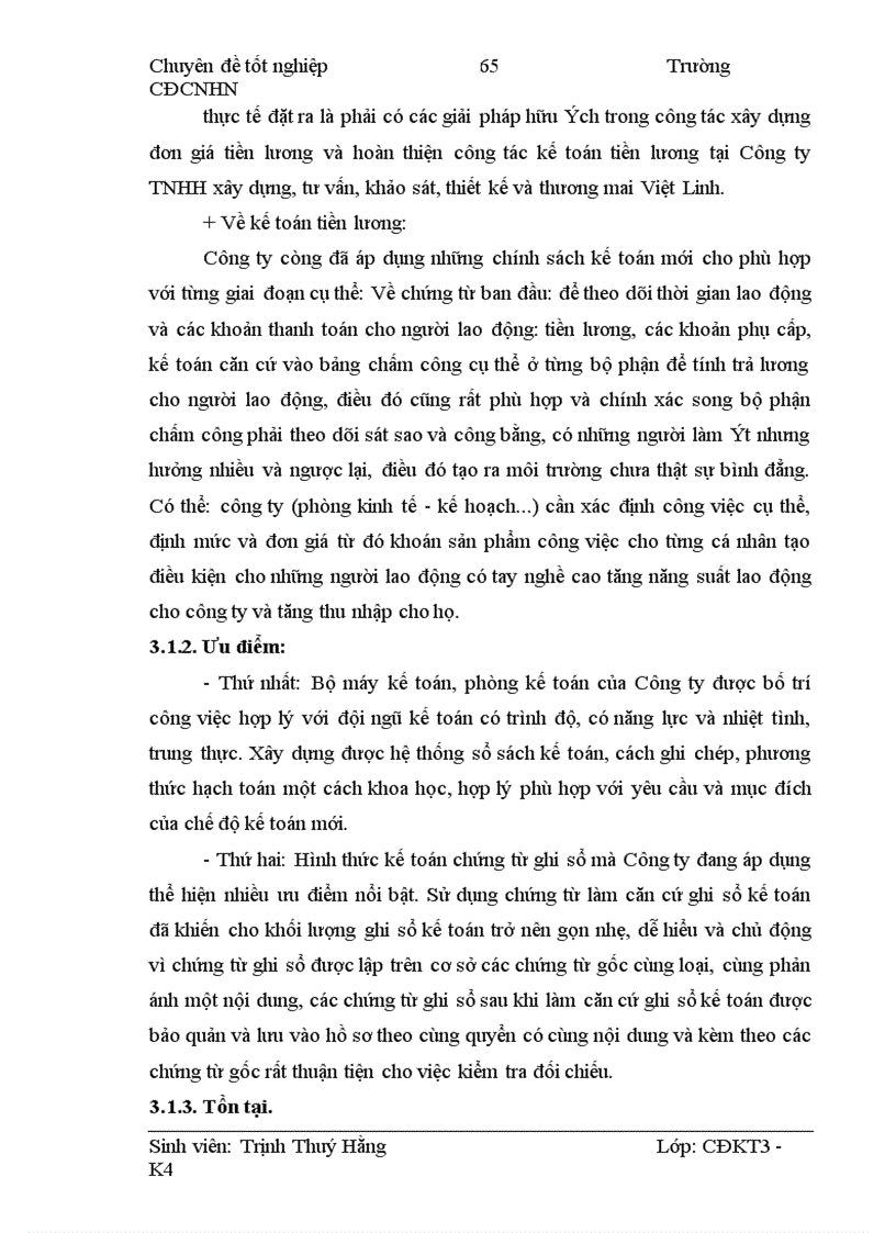 image for page Kế toán tiền lương và các khoản trích theo lương tại Công ty TNHH xây dựng, tư vấn, khảo sát, thiết kế và Thương mại Việt Linh