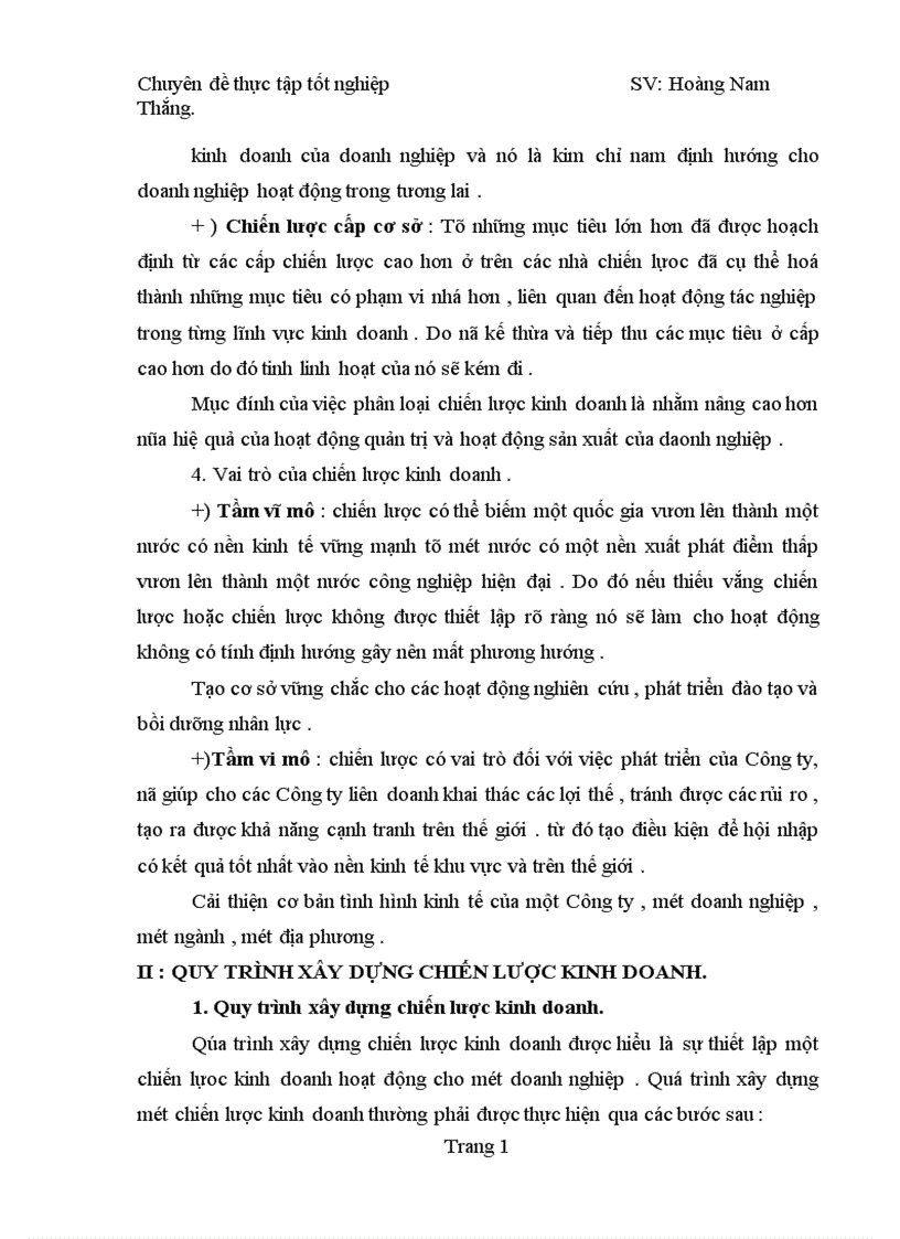 image for page Chiến lược kinh doanh của Công ty cổ phần xây dựng công trình giao thông 419