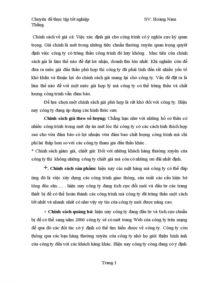 image for page Chiến lược kinh doanh của Công ty cổ phần xây dựng công trình giao thông 419