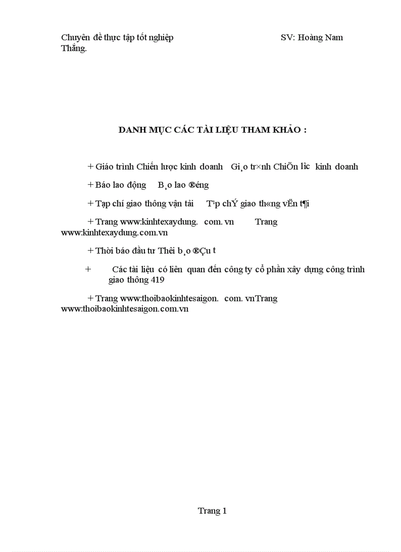 image for page Chiến lược kinh doanh của Công ty cổ phần xây dựng công trình giao thông 419