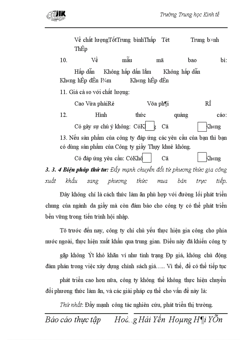 image for page Thực trạng về lợi nhuận của Công ty giầy Thụy khuê.