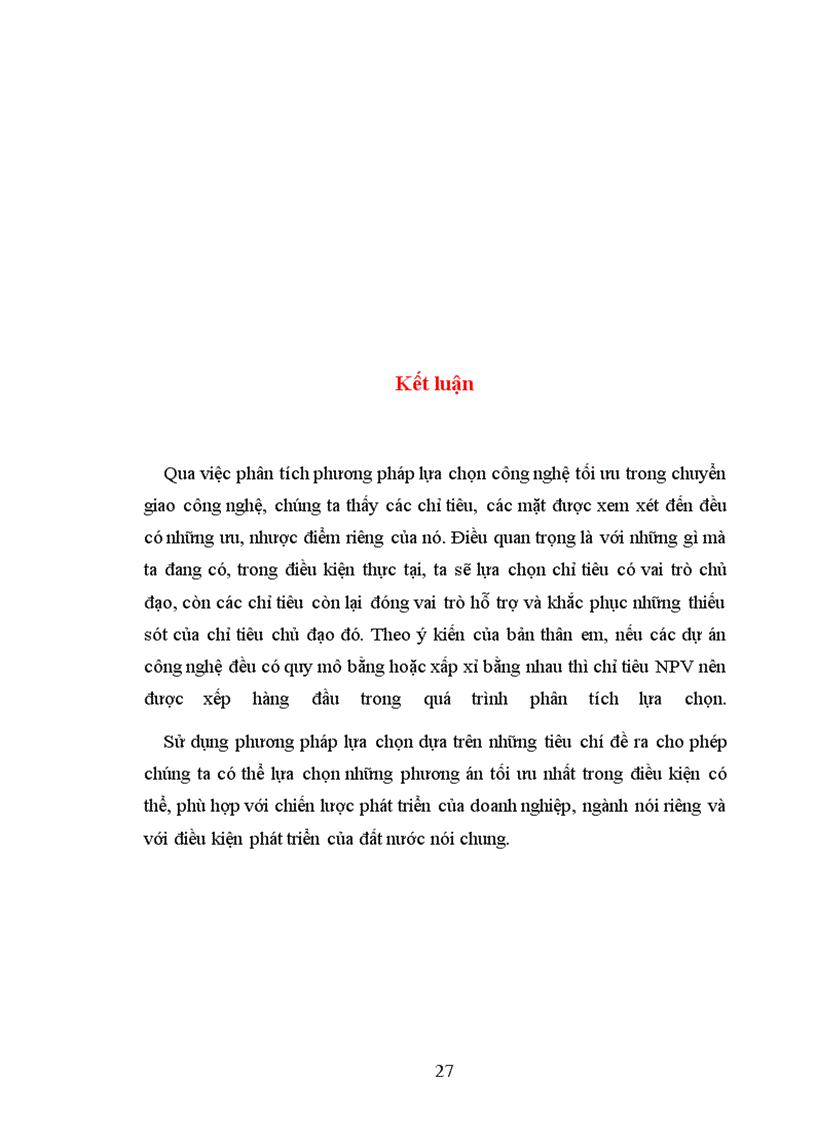 image for page Phương pháp lựa chọn công nghệ tối ưu trong chuyển giao công nghệ