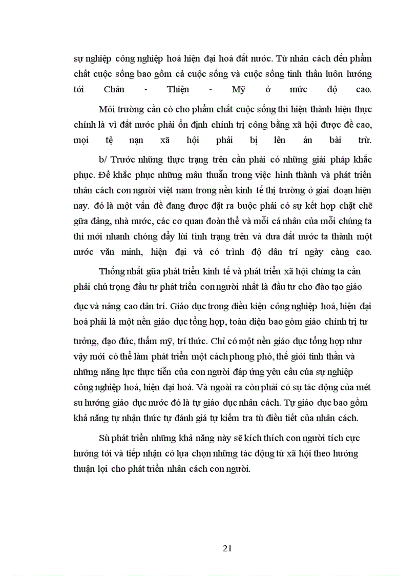 image for page Vấn đề nhân cách con người trong nền kinh tế thị trường hiện nay