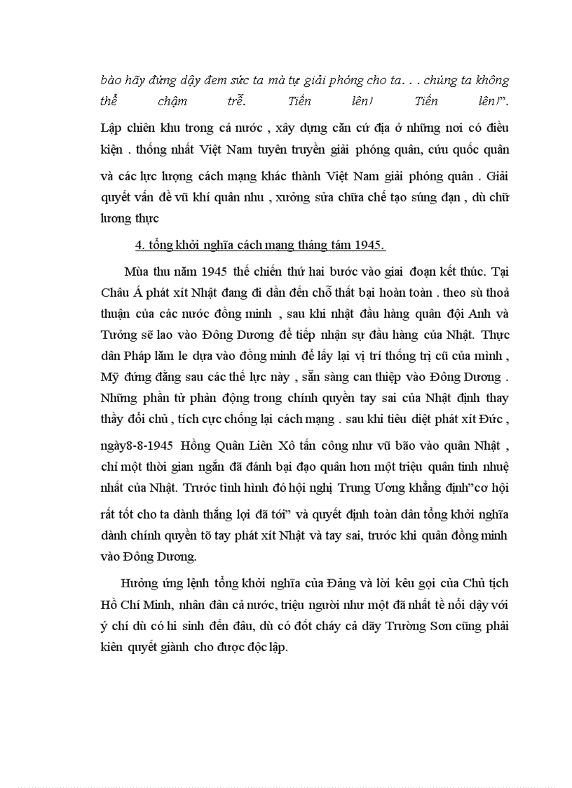 image for page Thắng lợi của cách mạng tháng tám có một phần không nhỏ công lao của bè bạn quốc tế và sự lãnh đạo tài tình của đảng