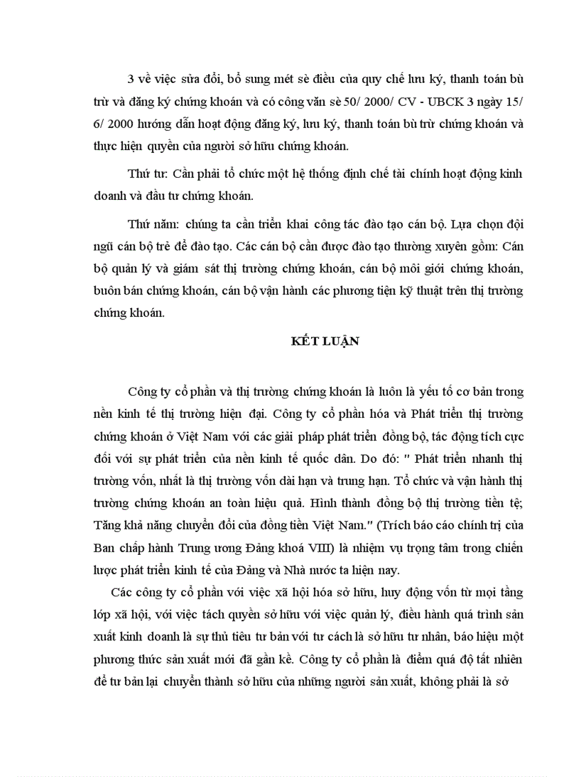 image for page Quá trình cổ phần hoá và định hướng phát triển thị trường chứng khoán ở Việt Nam trong thời gian qua và một số giải pháp và ý nghĩa