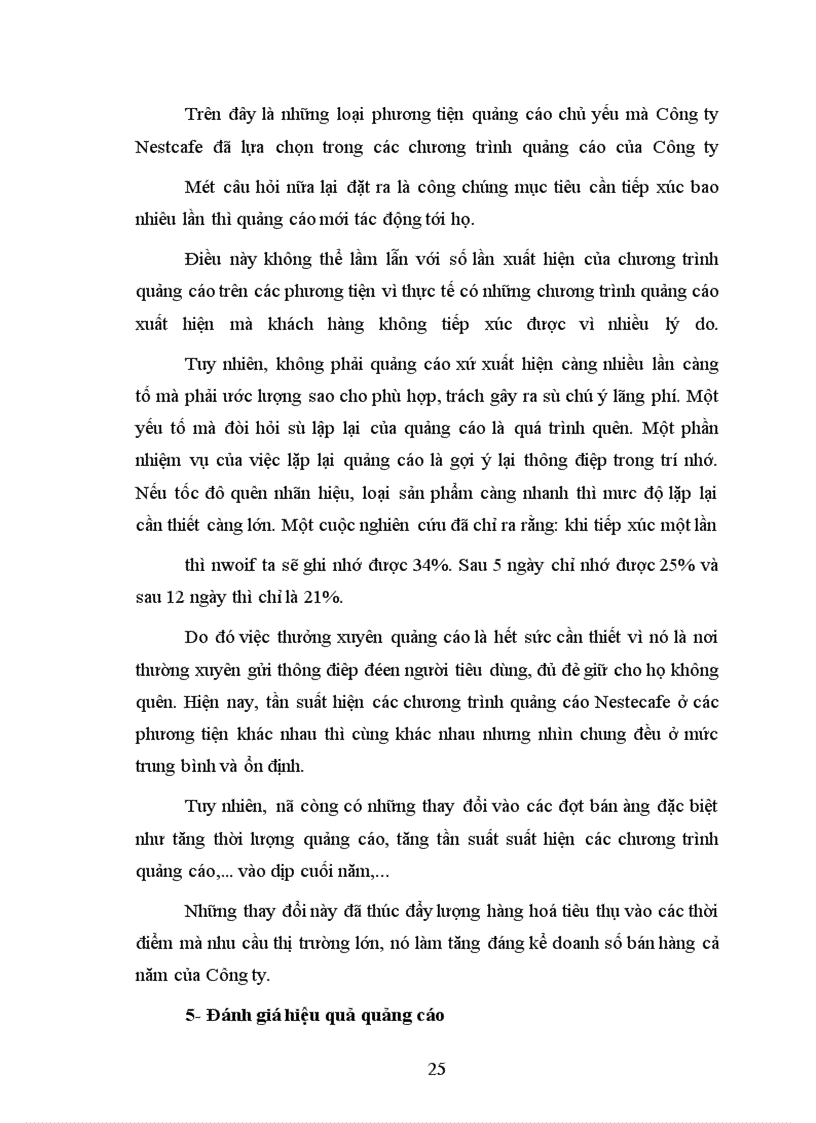 image for page Phân tích chương trình quảng cáo của Công ty Nestcafe