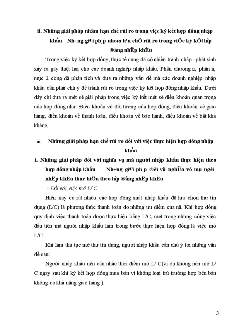 Giải pháp nhằm hạn chế rủi ro trong việc ký kết hợp đồng nhập khẩu