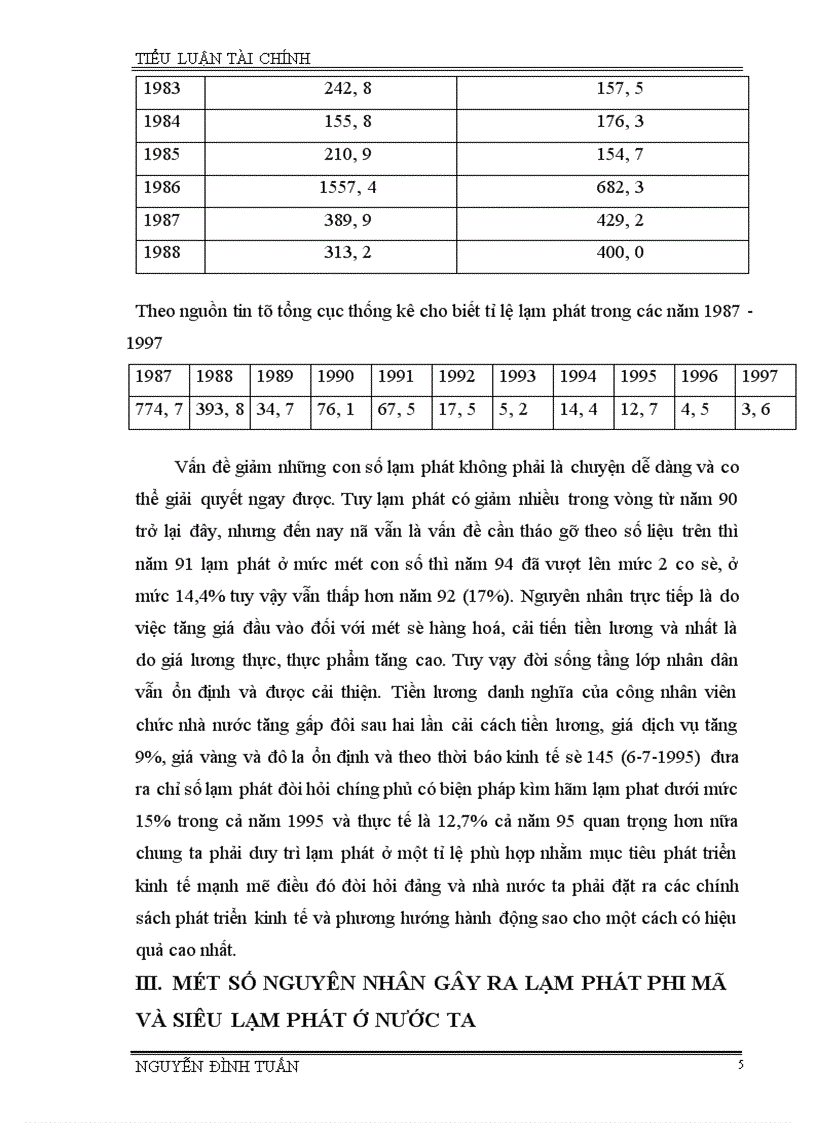 image for page Lạm phát và kìm chế lạm phát ở nước ta