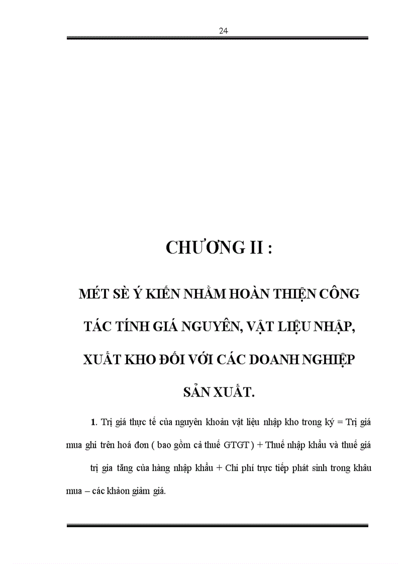 image for page Hoàn thiện công tác tính giá nguyên, vật liệu nhập, xuất kho đối với các doanh nghiệp sản xuất