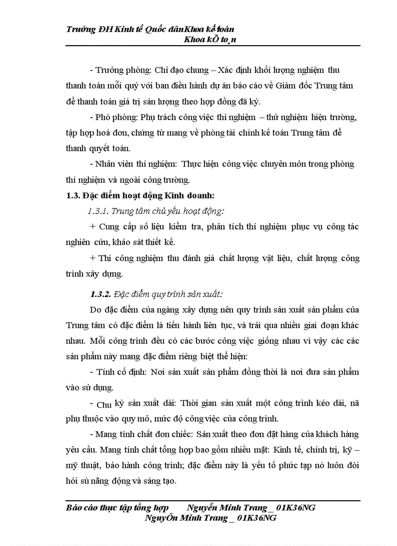 image for page Hạch toán kế toán Trung tâm Thí nghiệm Vật liệu Xây dựng - Tổng Công ty Xây dựng Trường Sơn