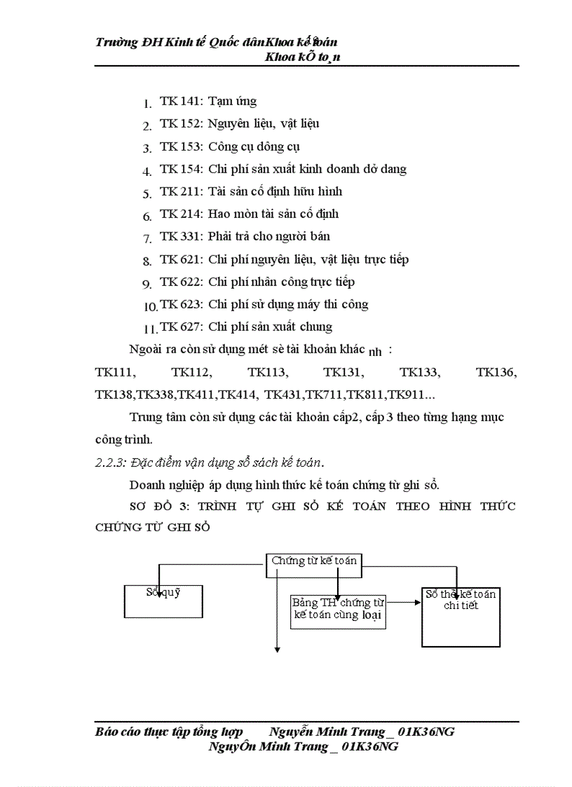 image for page Hạch toán kế toán Trung tâm Thí nghiệm Vật liệu Xây dựng - Tổng Công ty Xây dựng Trường Sơn