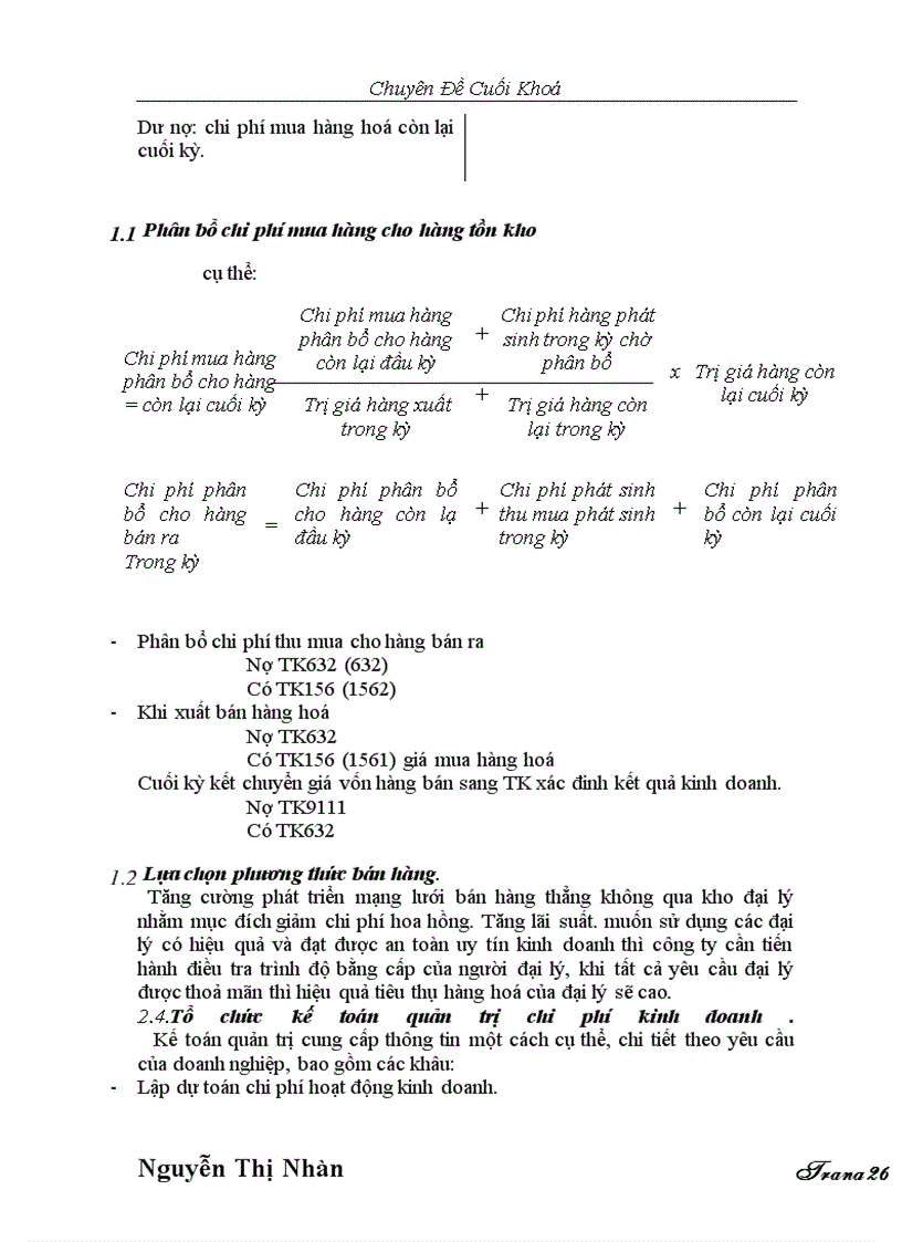 image for page Hoàn thiện kế toán chi phí bán hàng và chi phí quản lý doanh nghiệp tại các doanh nghiệp thương mại trong nền kinh tế thị trường.