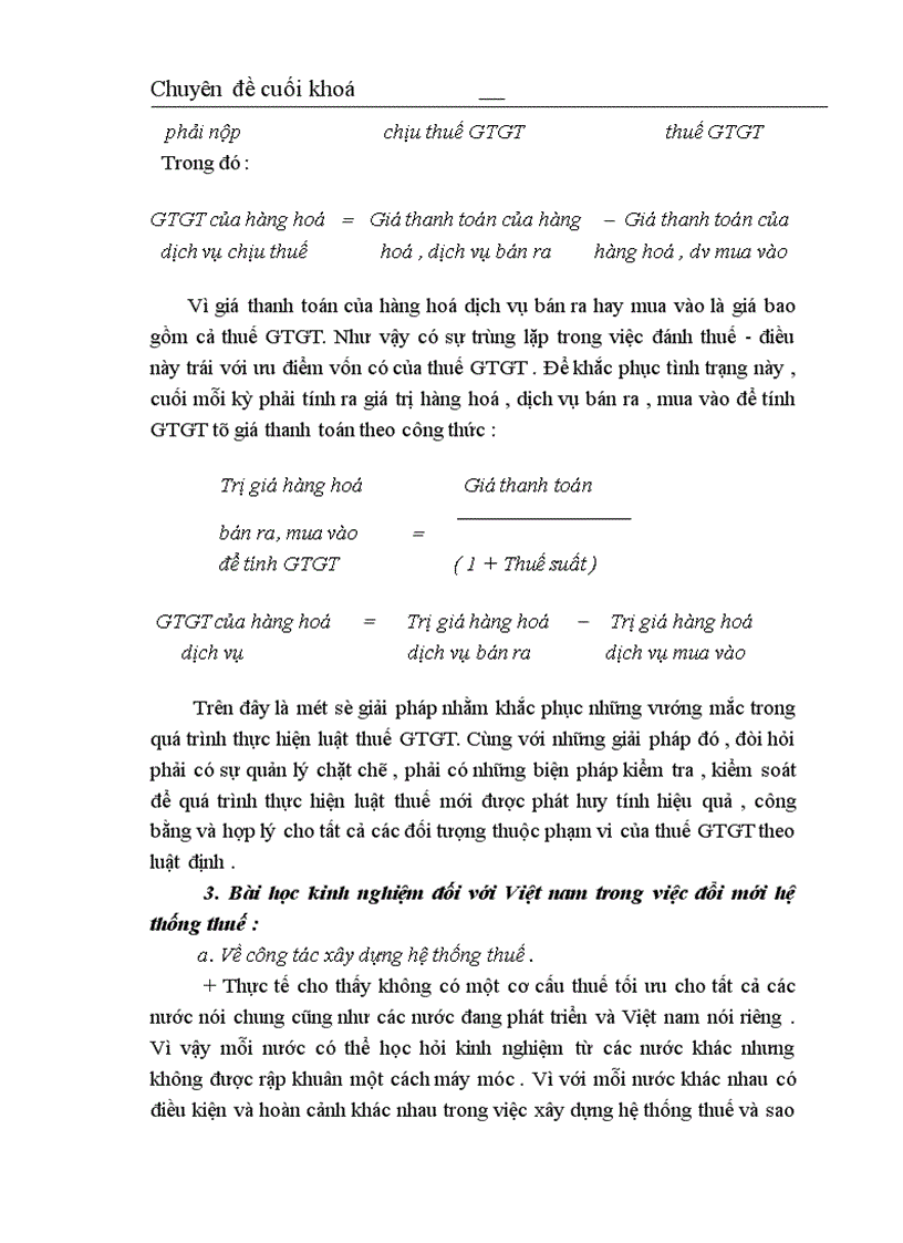 image for page Một số vấn đề về thuế giá trị gia tăng - những vướng mắc và biện pháp tháo gỡ.