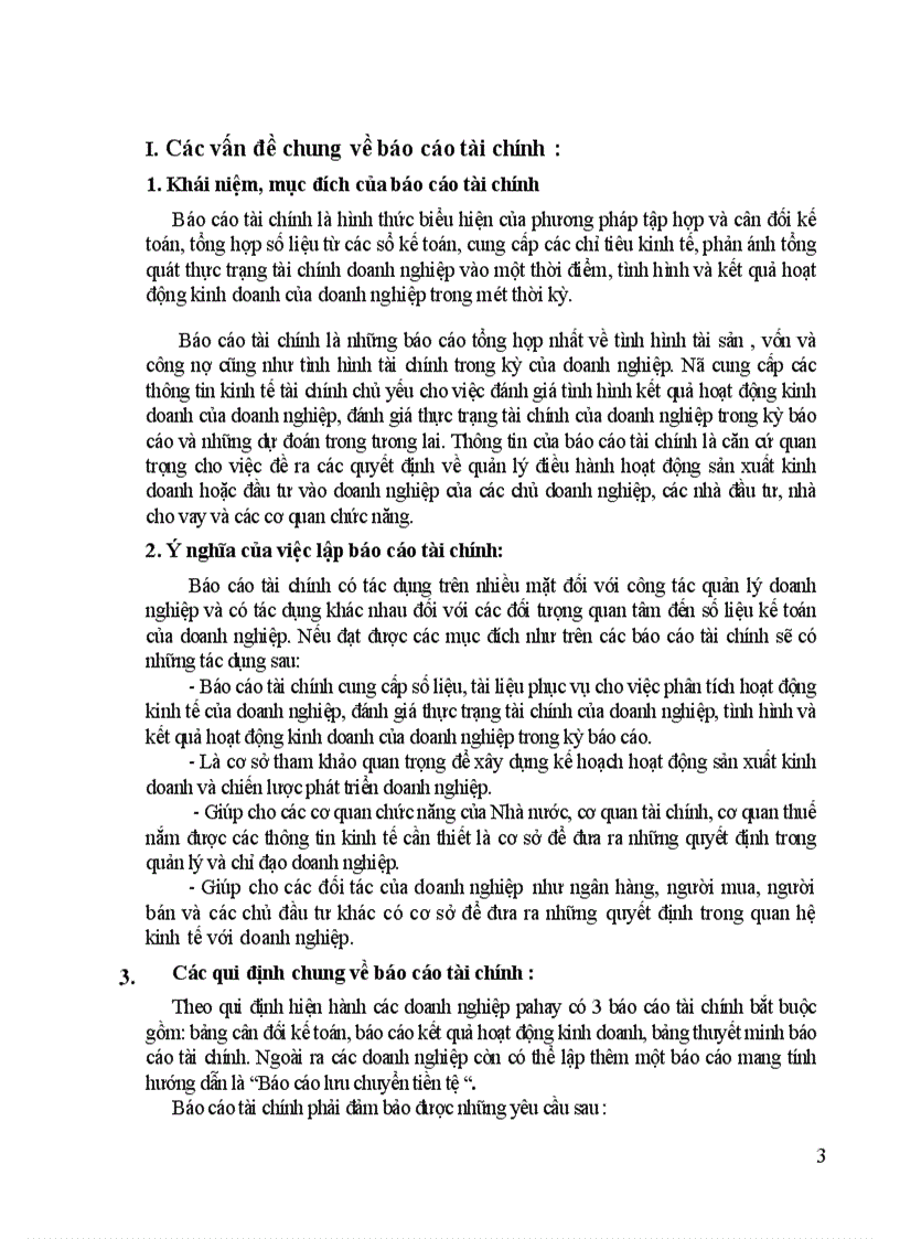 Báo cáo tài chính và một số đề xuất nhằm nâng cao hiệu quả công tác lập báo cáo tài chính trong các doanh nghiệp hiện nay