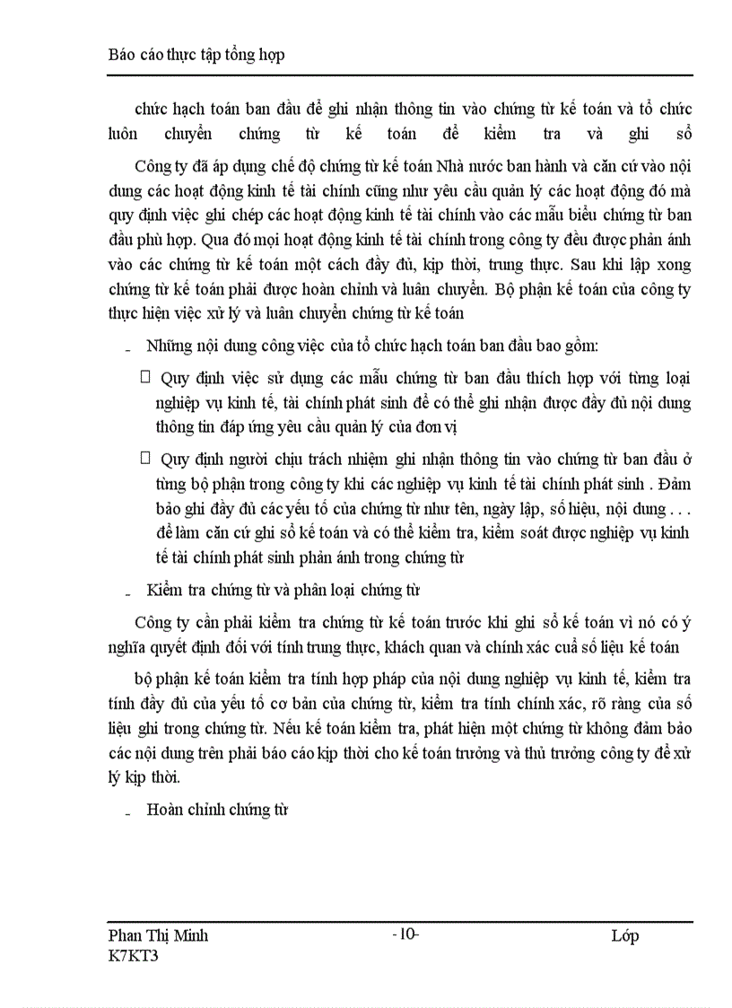 image for page Phân tích và đánh giá tình hình tổ chức hạch toán kế toán tại công ty xây lắp số 3