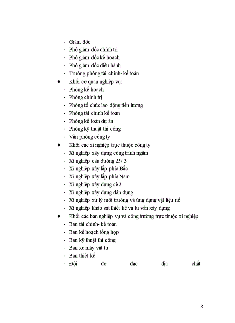 image for page Phân tích tổ chức công tác kế toán của công ty xây dựng Lũng Lô