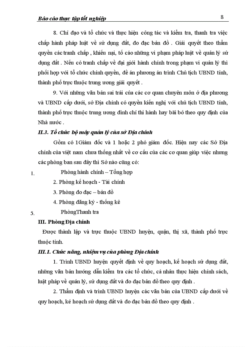 image for page Tổ chức bộ máy quản lý nghành địa chính việt nam
