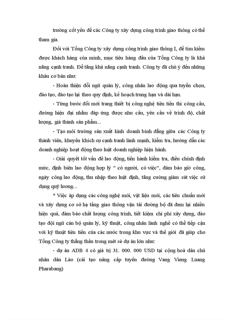 image for page Phân tích hoạt động sản xuất kinh doanh và quản trị nhân sự của Tổng Công ty xây dựng công trình giao thông I