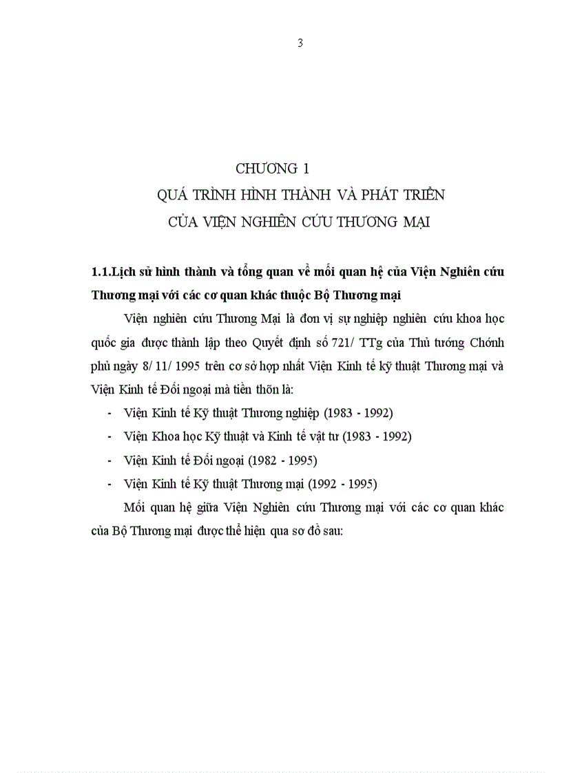 image for page Tình hình hoạt động của Viện Nghiên Cứu Thương Mại trong thời gian gần đây