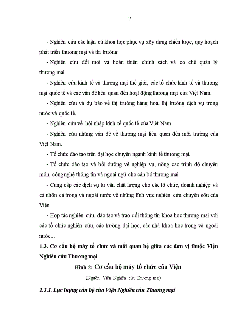 image for page Tình hình hoạt động của Viện Nghiên Cứu Thương Mại trong thời gian gần đây