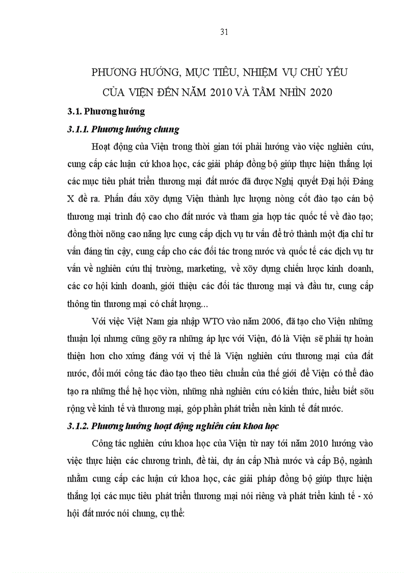 image for page Tình hình hoạt động của Viện Nghiên Cứu Thương Mại trong thời gian gần đây
