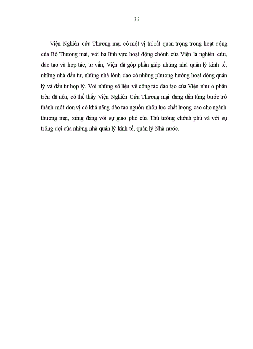 image for page Tình hình hoạt động của Viện Nghiên Cứu Thương Mại trong thời gian gần đây