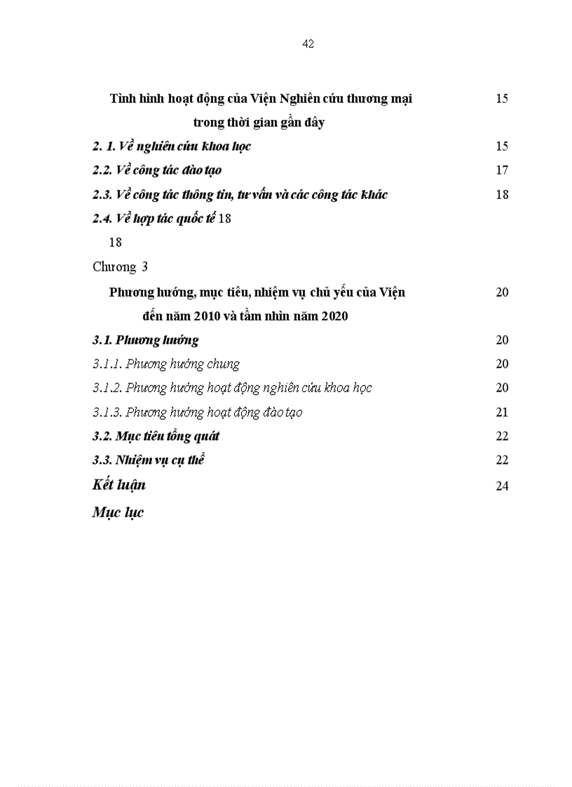 image for page Tình hình hoạt động của Viện Nghiên Cứu Thương Mại trong thời gian gần đây